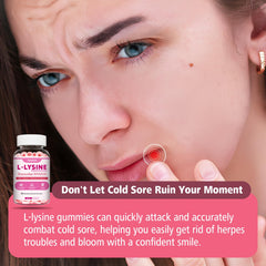 Zetelixia lysine gummies vitamins and minerals icons indicate synergy