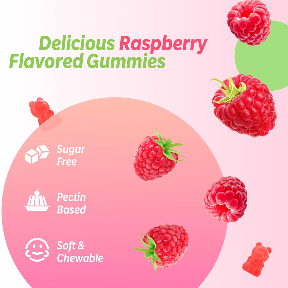 Zetelixia Bottle label highlighting magnesium glycinate gummies