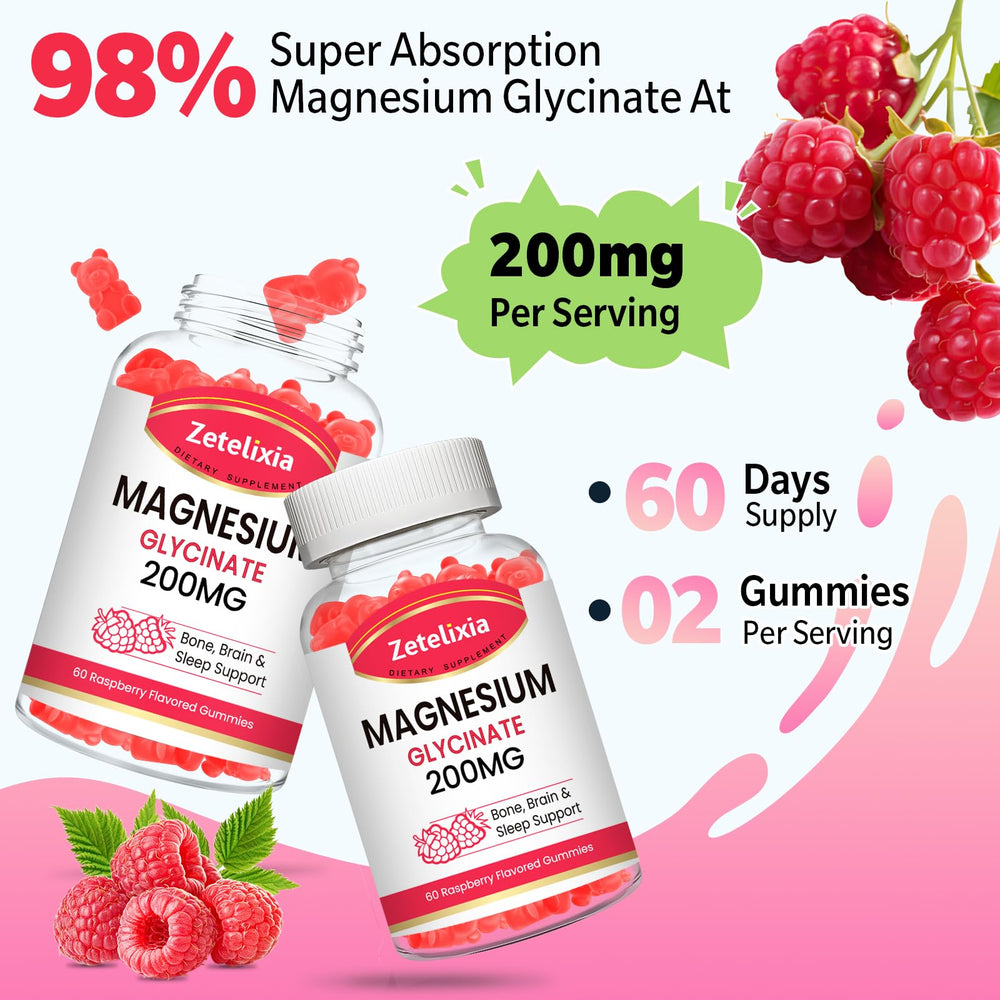 Zetelixia Raspberry flavored gummies package on kitchen counter