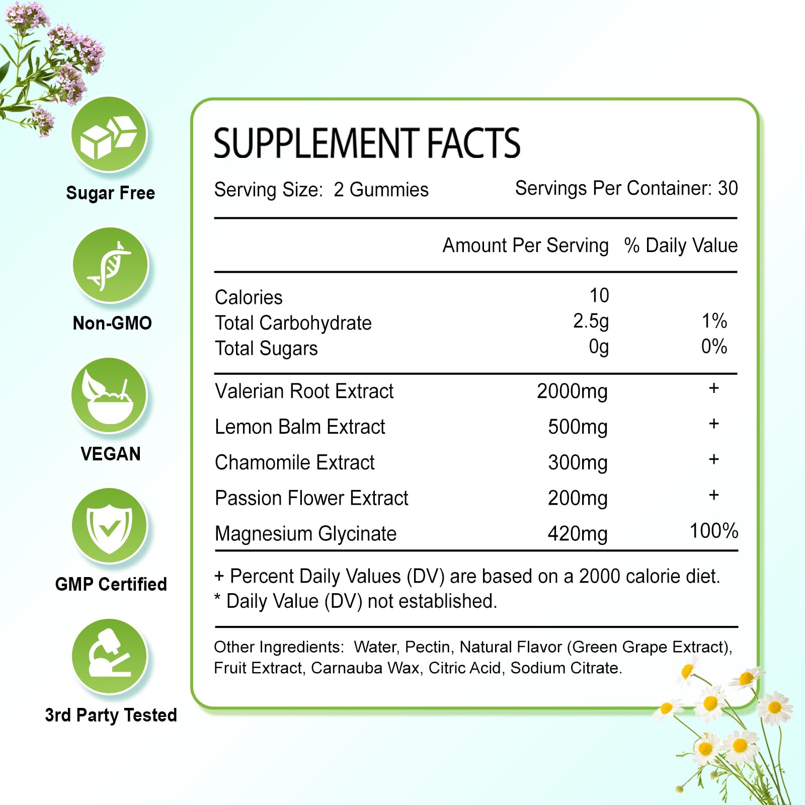 Zetelixia valerian root gummies two-bottle set showcases two-month routine.