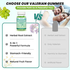 Zetelixia valerian root gummies ingredients label highlights 5-in-1 calm support.