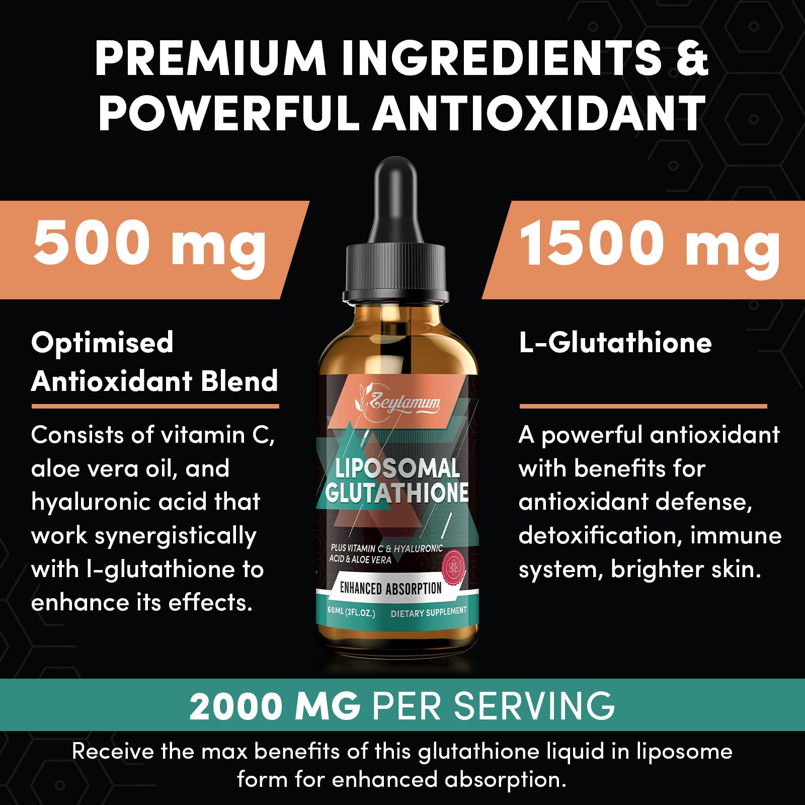 Zeylamum immune-support liquid bottle designed for on-the-go use.