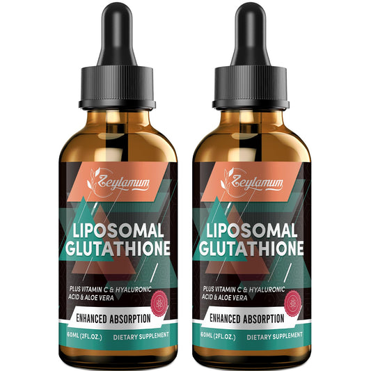 Zeylamum liposomal glutathione liquid bottle for daily immune and skin support.