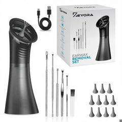 ZEYORA Ear Wax Removal with LED display for precise, real-time cleaning insights.