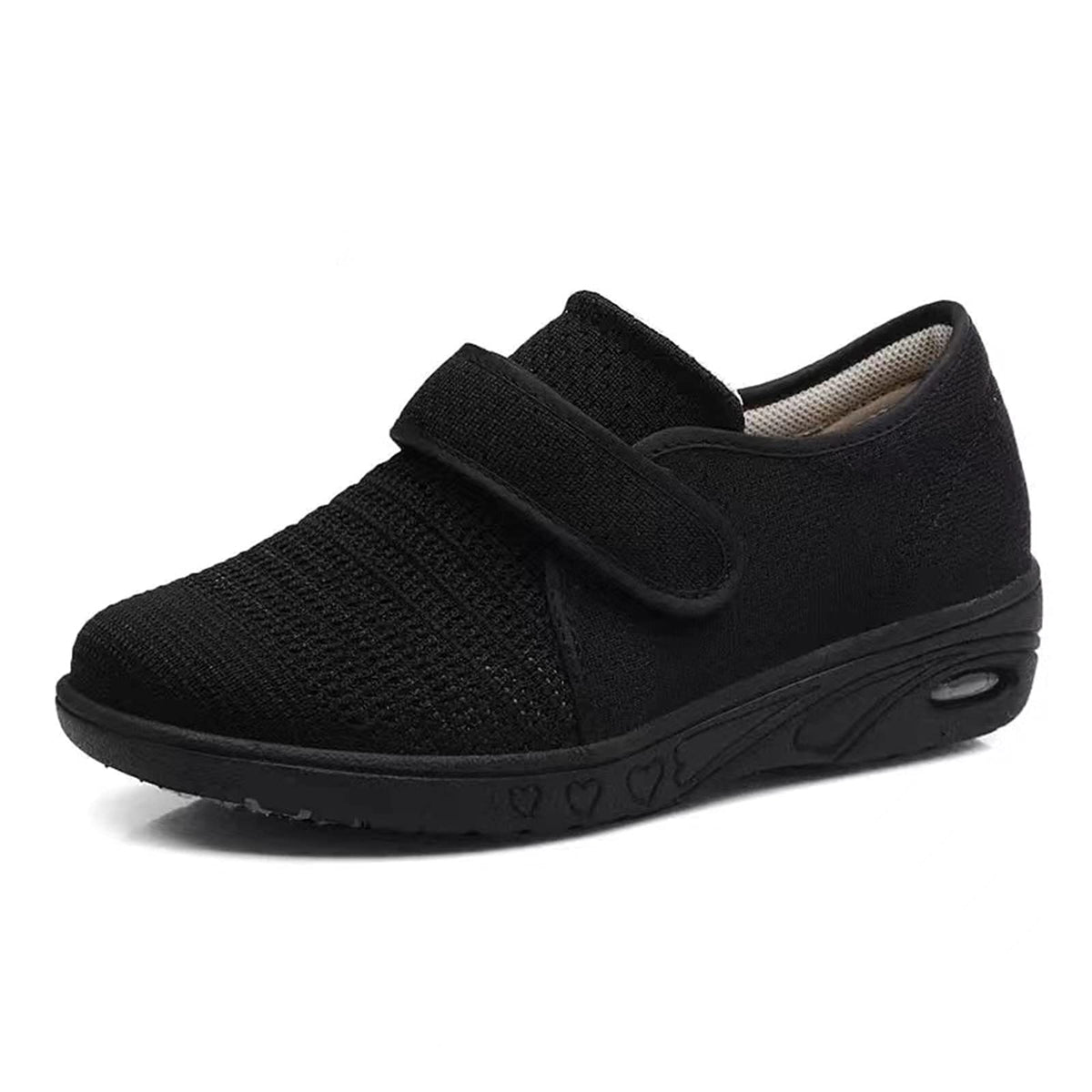 ZGDG diabetic shoes wide width with adjustable strap for swollen feet comfort