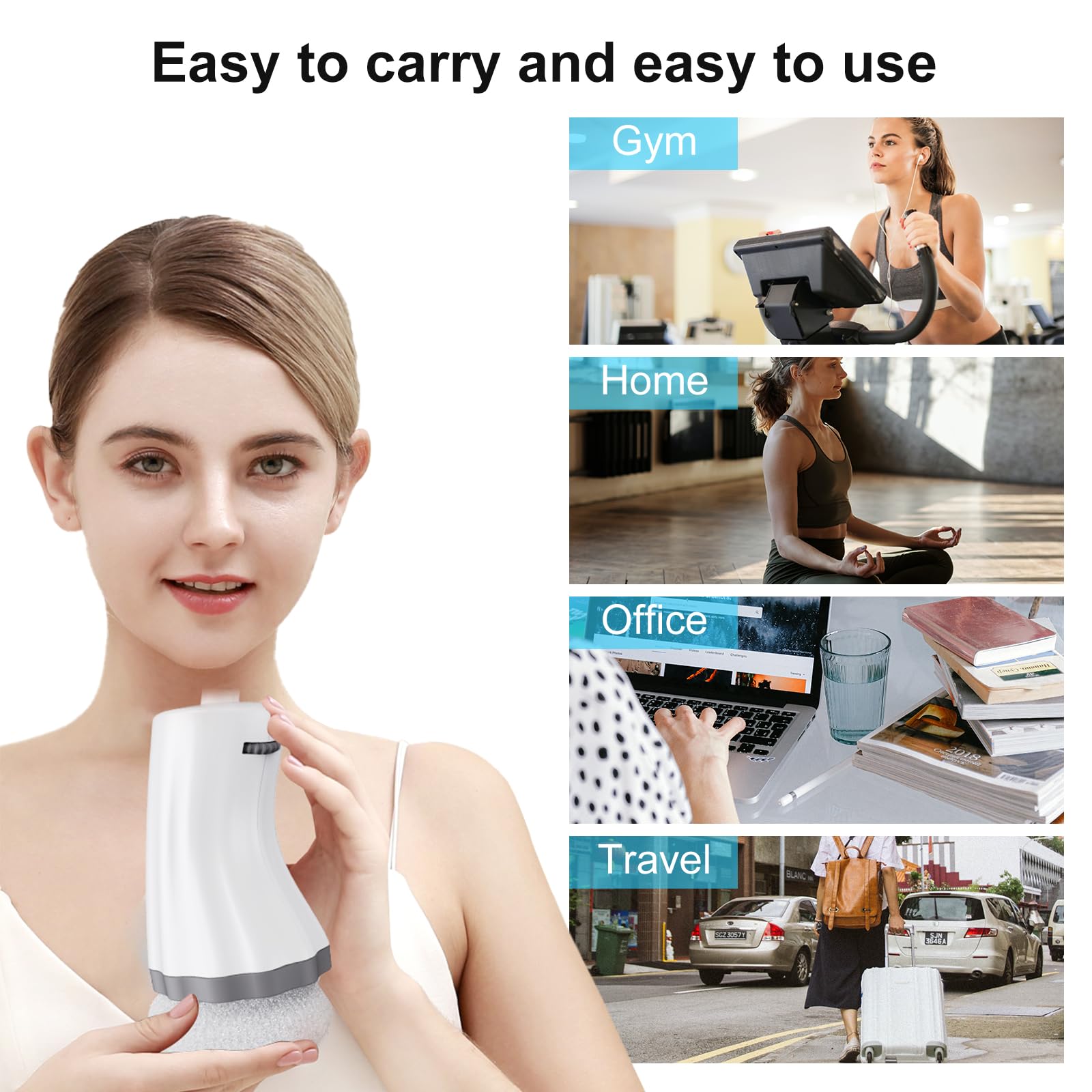 ZhanHao massager with ergonomic handle for comfortable grip
