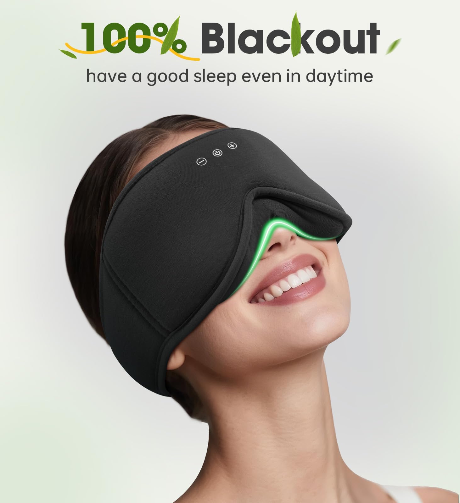 Zhenyemei 100 percent light blocking design seals out ambient light