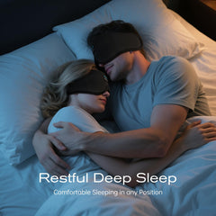 Zhenyemei 3-in-1 sleep headphones mask ideal for naps and travel