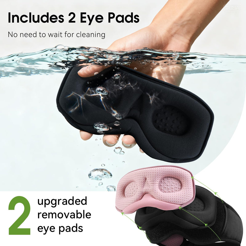 ZHENYEMEI all-in-one sleep headphones ideal for naps and travel.