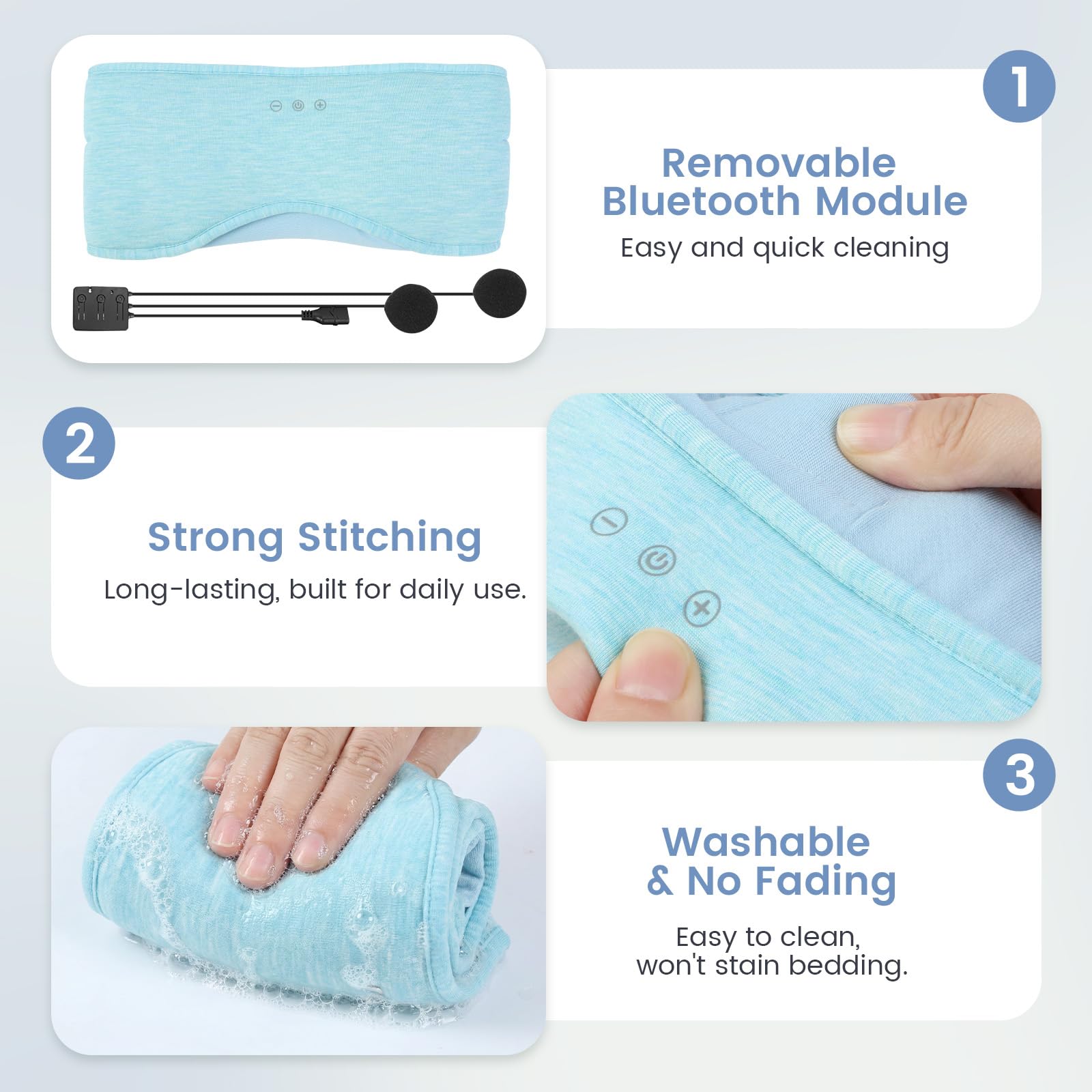 ZHENYEMEI Bluetooth 5.4 sound quality for clear, relaxing audio.