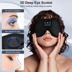 ZHENYEMEI wireless mask connects via Bluetooth for effortless playback.