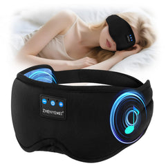 Zhenyemei deep sleep mask with Bluetooth headphones for music on the go.