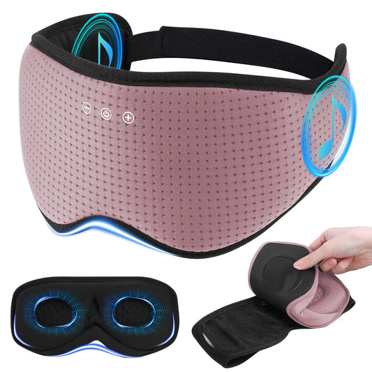 ZHENYEMEI sleep mask with detachable dual 3D contour for a breathable, comfortable fit.