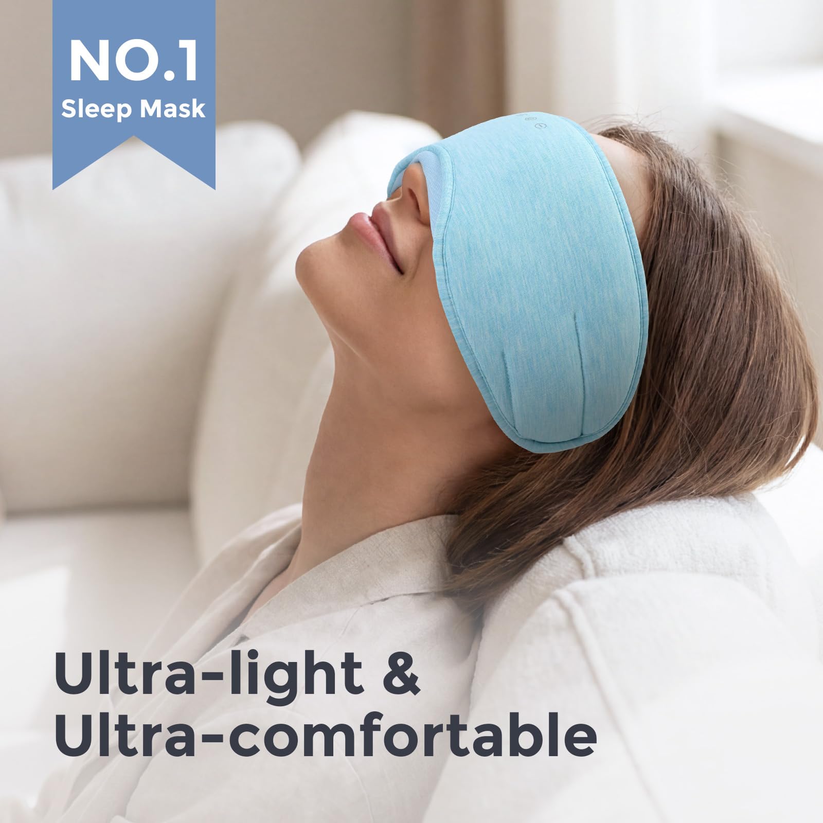 ZHENYEMEI ergonomic adjustable strap securing a comfortable fit for side sleepers.
