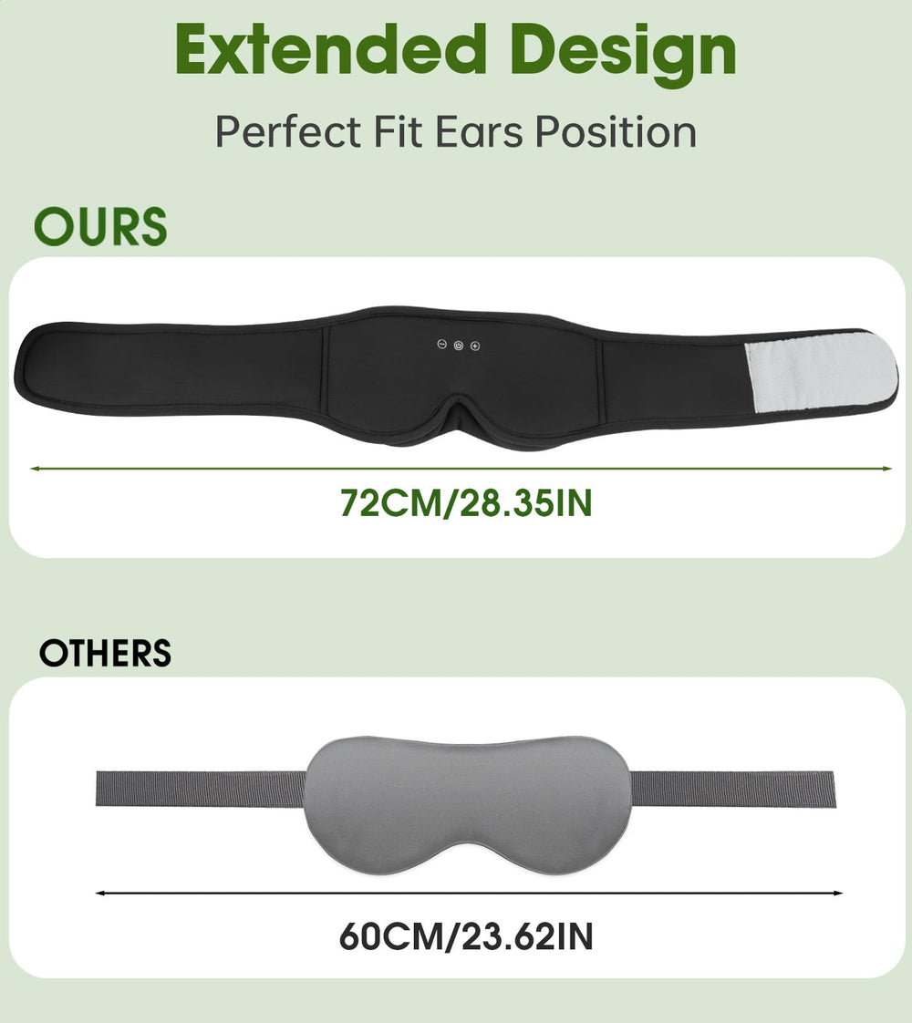 Zhenyemei extended length band fits different head sizes comfortably
