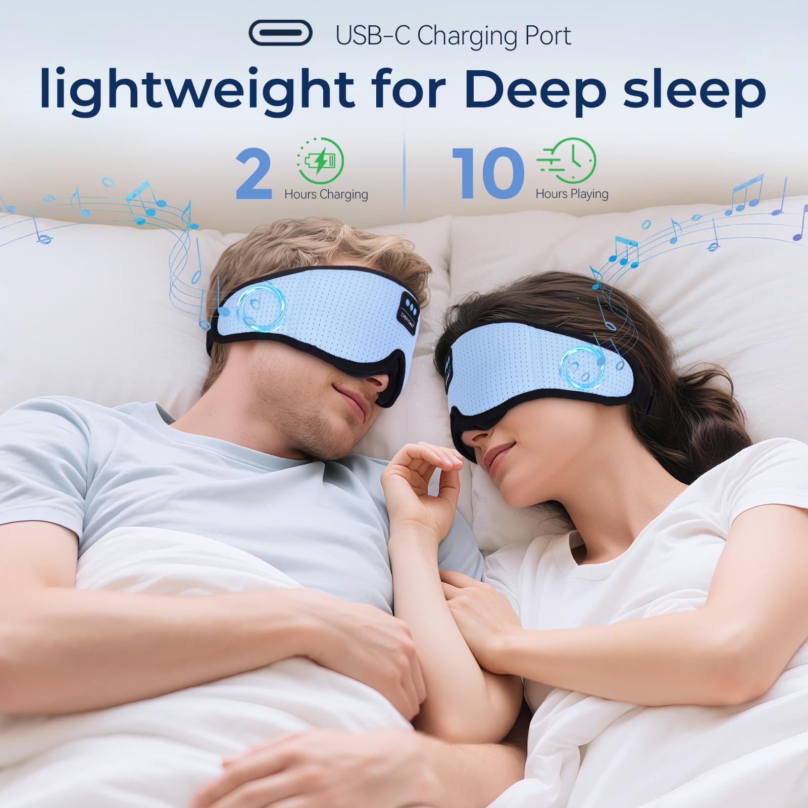 ZHENYEMEI Bluetooth sleep mask makes a thoughtful travel gift.