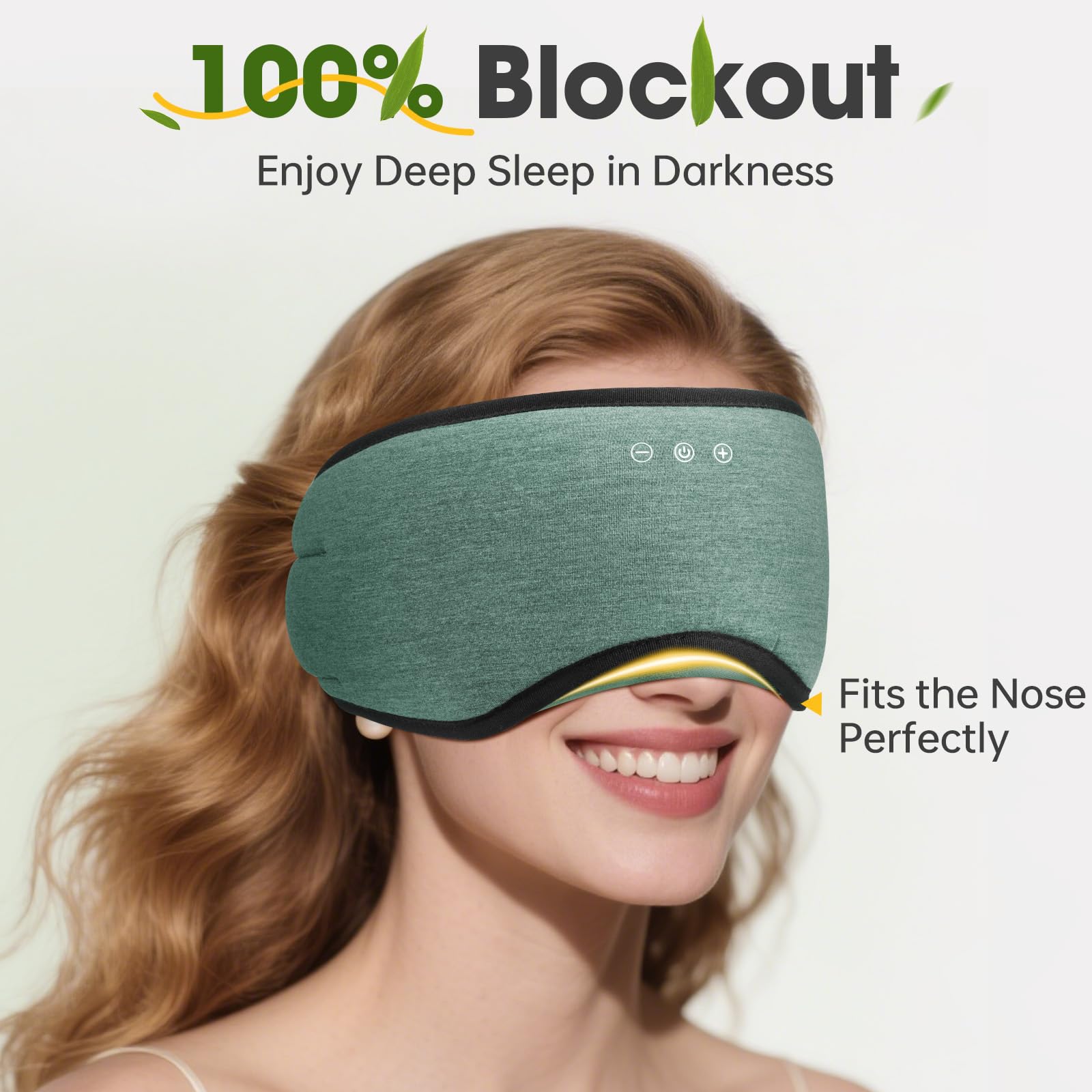 ZHENYEMEI light blocking design creates a dark, peaceful sleeping environment