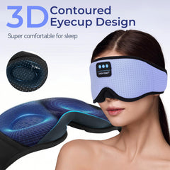ZHENYEMEI 3D darkness mask blocks light for restful naps.