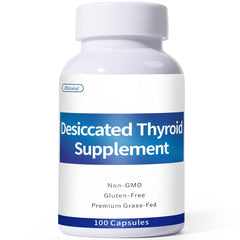 Zhizaiql desiccated thyroid bottle pour supports daily energy.