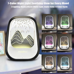 Zhmmmlgj aroma diffuser with gentle mist for calming scents.