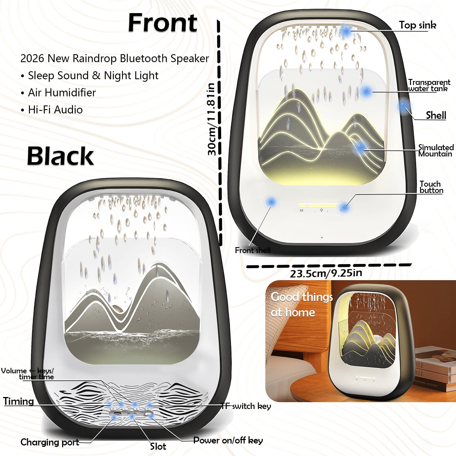 Zhmmmlgj compact design suitable for home office and bedroom.