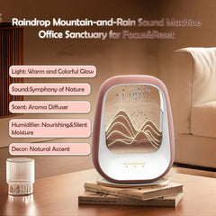 Zhmmmlgj Raindrop 7-color mood light for ambient decoration and focus.
