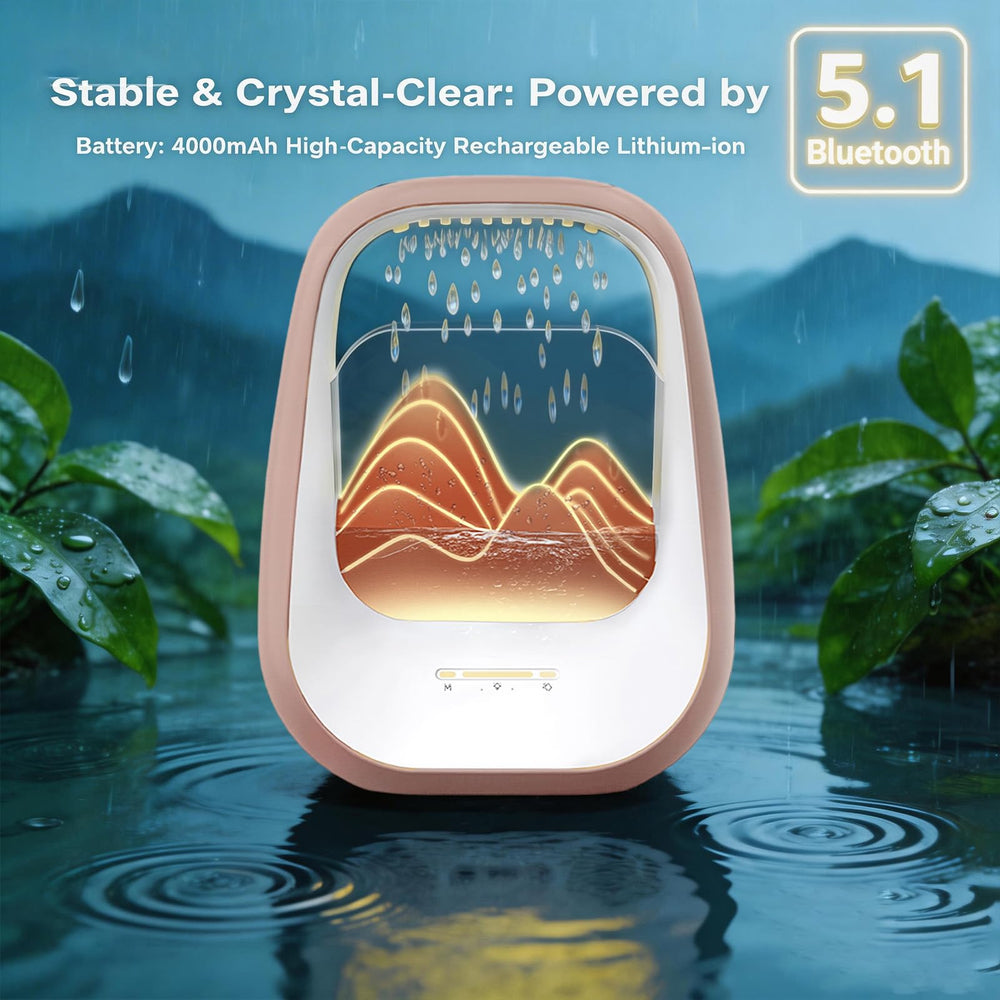Zhmmmlgj Raindrop ambient light display enhancing relaxation.