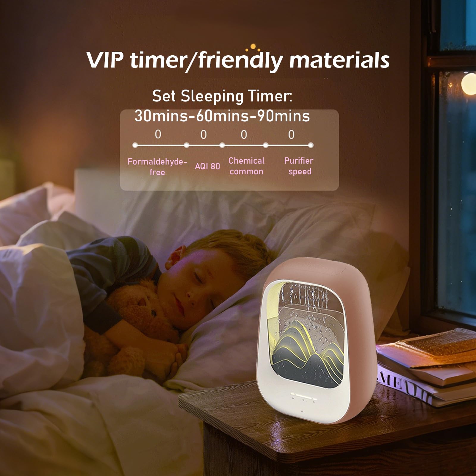 Zhmmmlgj Raindrop aroma diffuser for subtle scent ambiance.