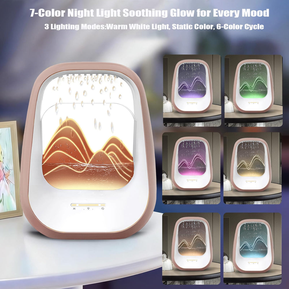 Zhmmmlgj Raindrop auto-off timer for energy-saving sleep sessions.