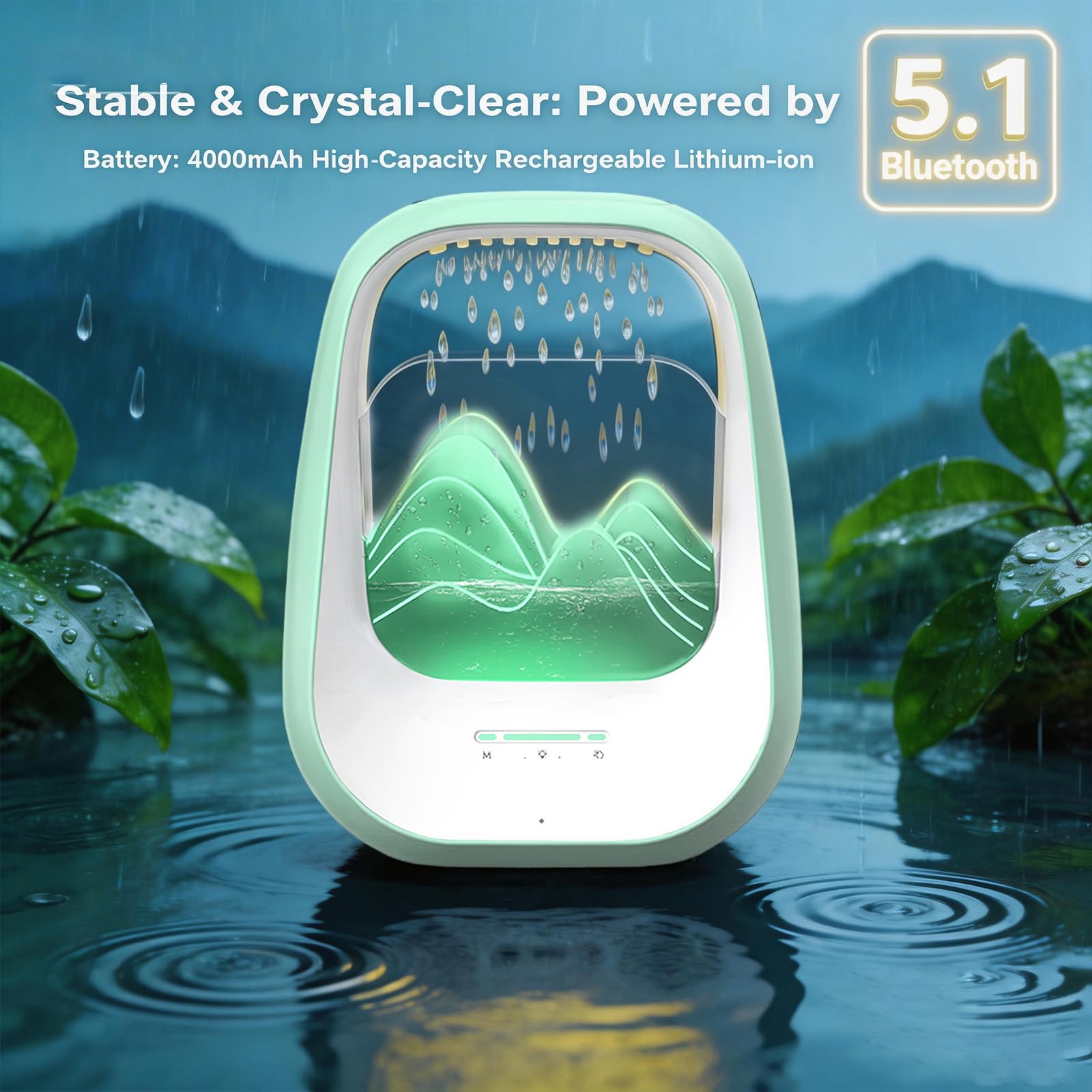 Zhmmmlgj Raindrop auto-off timer helps you customize sessions.