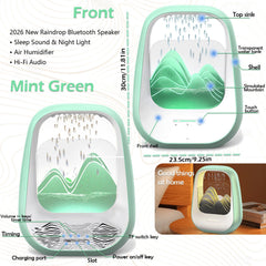 Zhmmmlgj Raindrop auto-off keeps energy use low while you rest.