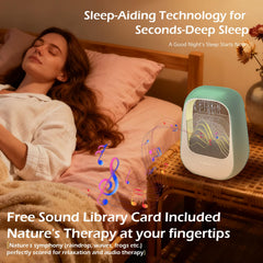 Zhmmmlgj Raindrop humidifier function adds moisture for dry air in bedrooms.