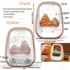 Zhmmmlgj Raindrop modern decor piece with waterfall-inspired design.