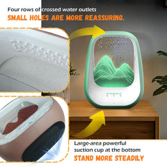 Zhmmmlgj Raindrop compact design fits desks and nightstands.