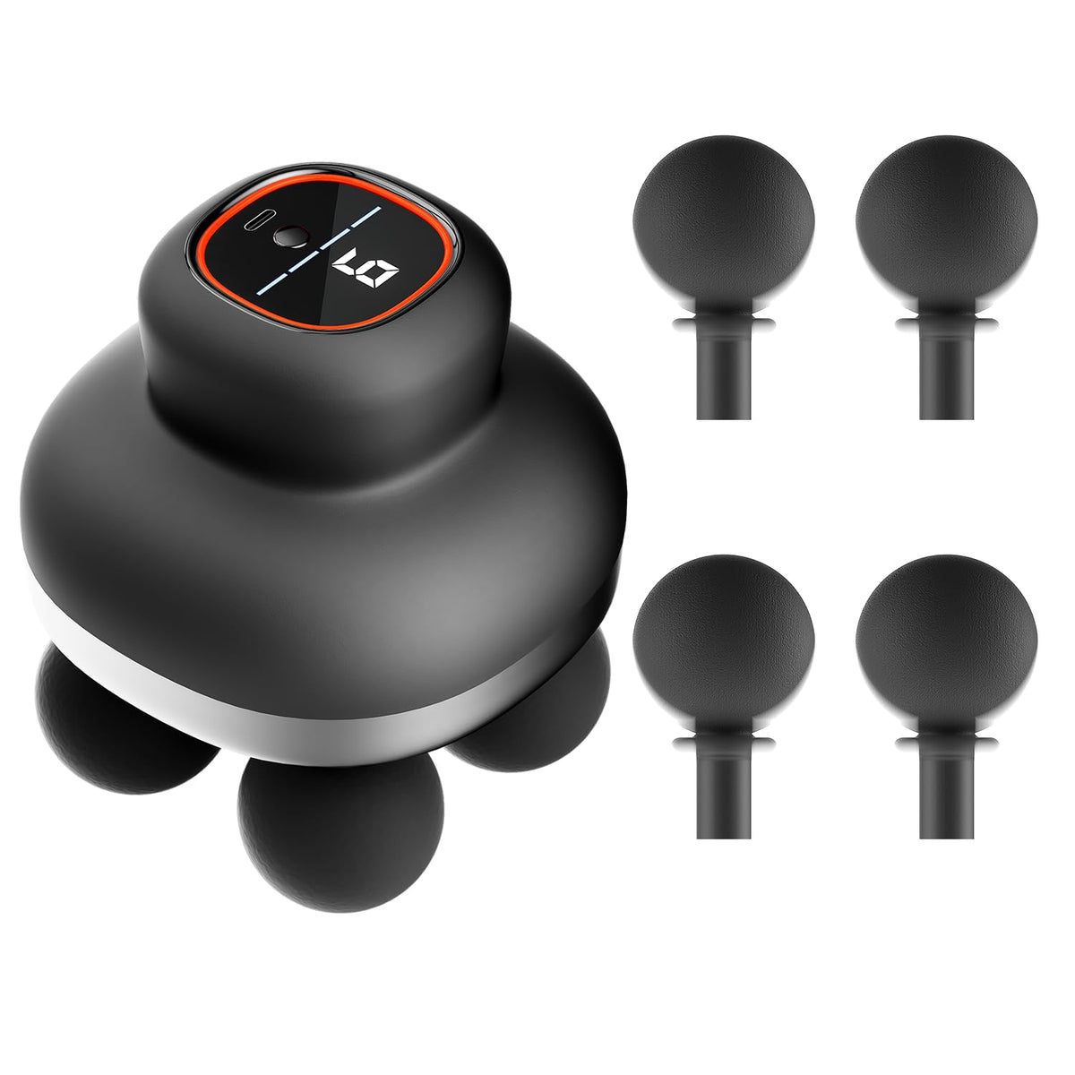 The zhnyxsk Deep Tissue Massage Gun front view for compact home use and easy reach.