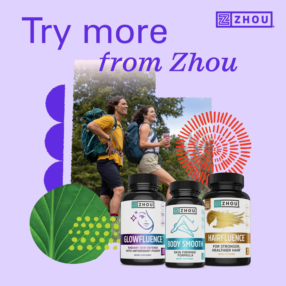 ZHOU Body Smooth vitamin C icon suggesting collagen-friendly skin benefits.