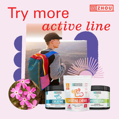 Athlete preparing workout with ZHOU Lite Up for steady stamina
