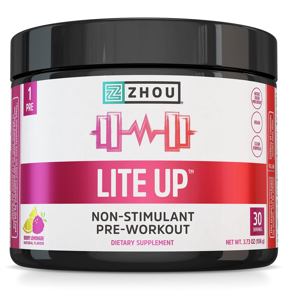 ZHOU Lite Up tub front with berry lemonade flavor for everyday workouts