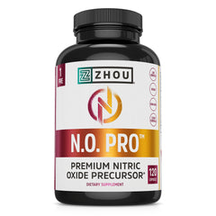Zhou N.O. Pro bottle front for daily workout support