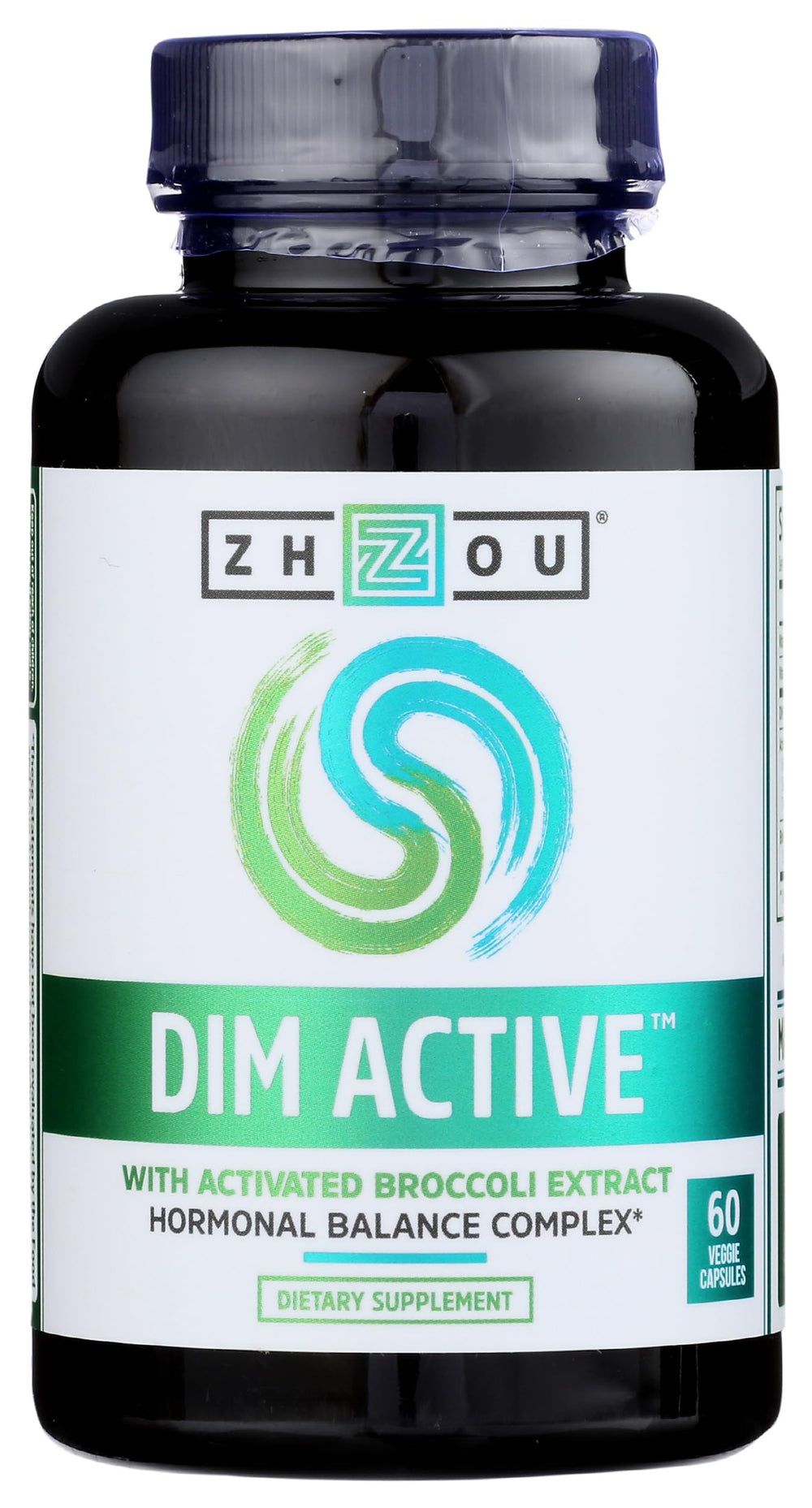 Zhou Nutrition Dim Active bottle front view ideal for a simple daily supplement routine.
