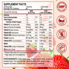 ZHPHK iron gummies strawberry jar highlighting tasty vegan iron source