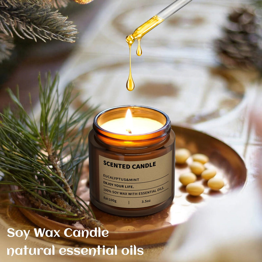 ZHTLTHZ Sandalwood Rose candle for warm evenings.