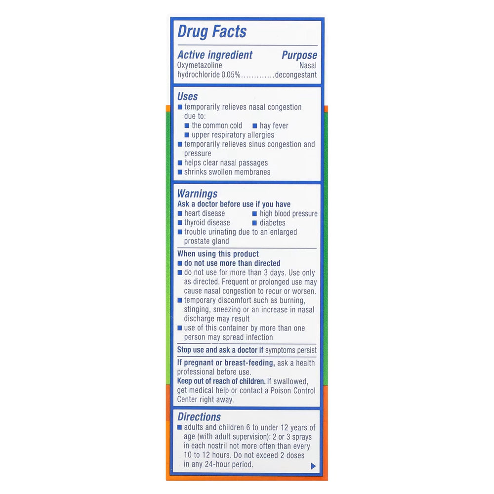 Zicam 12-hour relief graphic indicating long-lasting congestion support
