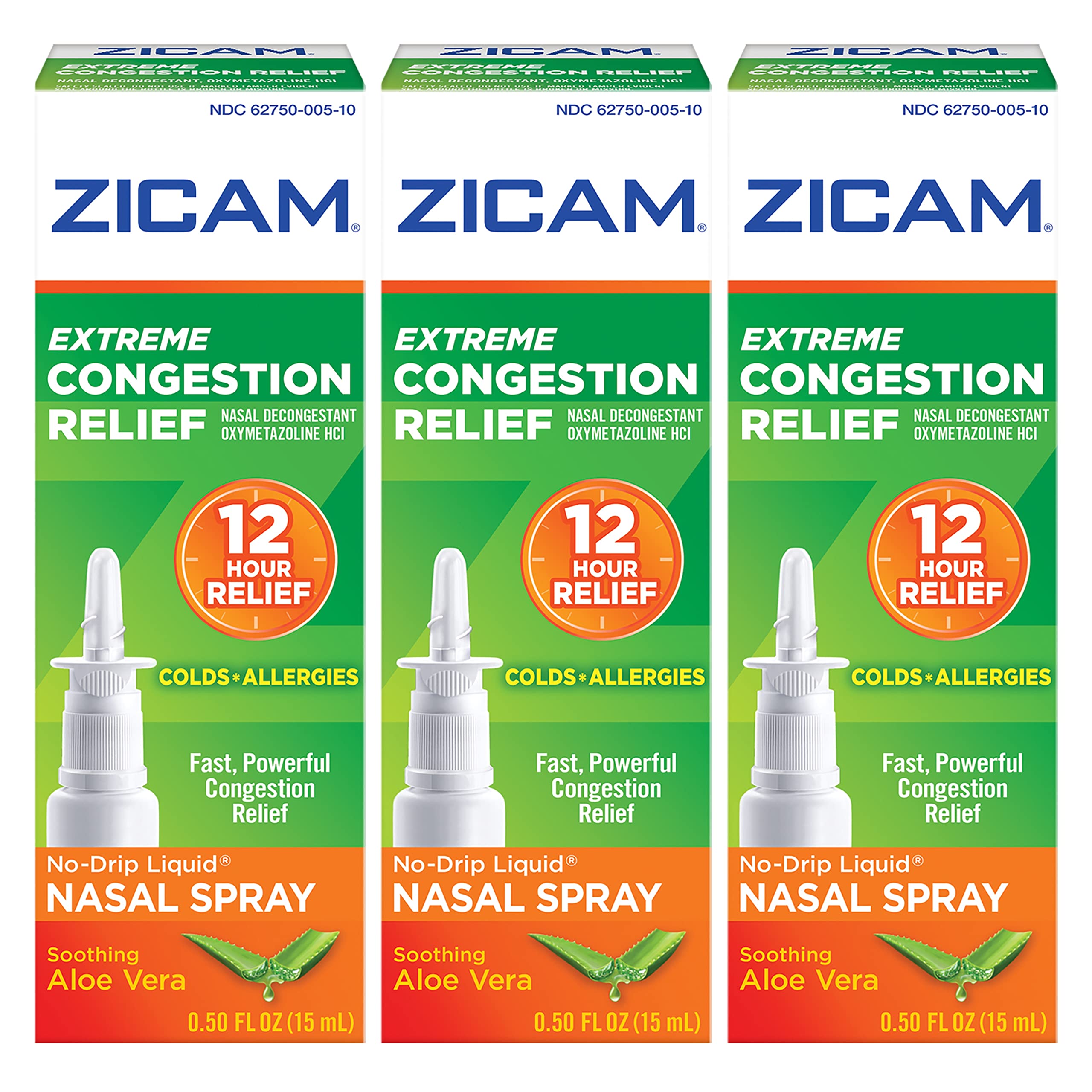 Zicam Extreme Congestion Relief bottle with pump for easy nasal application