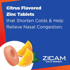 Zicam RapidMelts Citrus melt-in-mouth action with no water needed
