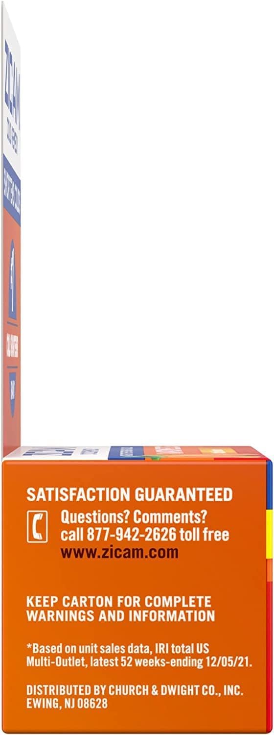 Zicam RapidMelts Citrus pack3 visual emphasizing portable cold relief