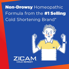 Zicam Ultra Cold Remedy RapidMelts orange cream packaging shown for travel-friendly cold relief.