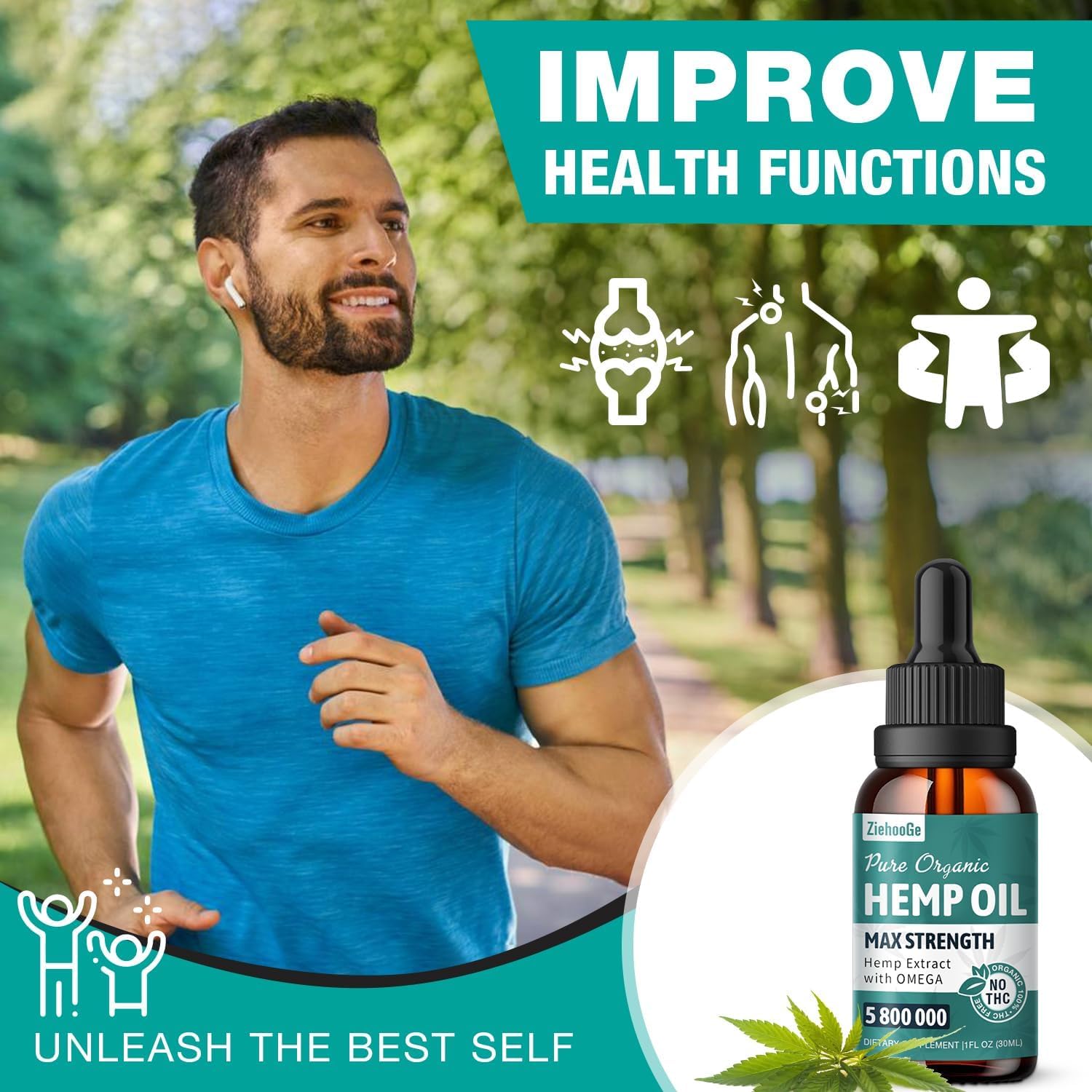 ziehooGe Organic Oil Drops used in skincare routine for skin vitality