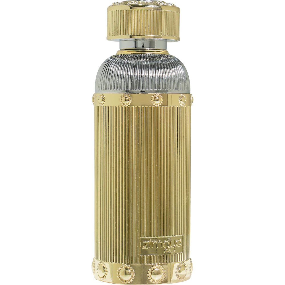 Zimaya Sharaf base notes close-up highlighting amberwood and musk depth