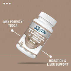 Zingicin Tudca NAC serving pack displaying 180 capsules and dosage information